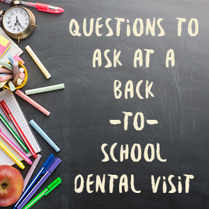 Calgary dentists Dr. Clark Crawford and Dr. Nikla Reddy of Calgary Dental House share ideas for questions parents and children can ask at a back-to-school dental visit.