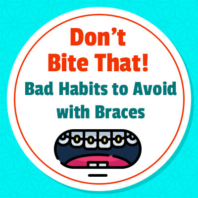 Calgary dentists, Dr. Crawford & Dr. Reddy of Calgary Dental House explain how some habits need to be broken while wearing braces for orthodontic treatment to be effective.